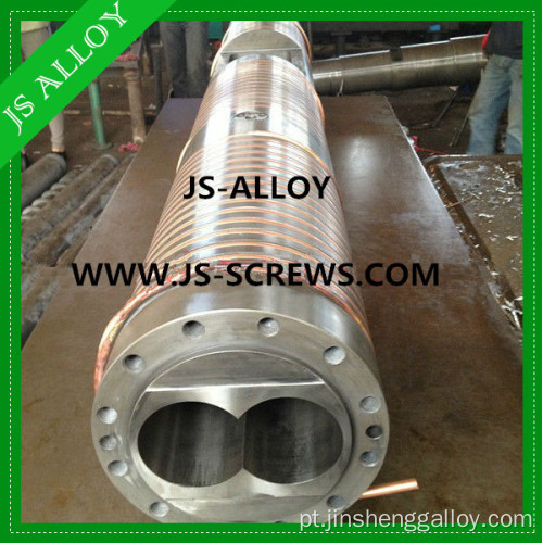 Parafuso de injeção nitretada JS-ALLOY e cilindro